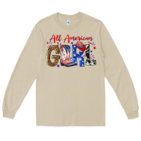 Mushroom all american girl Long Sleeve Tee - NancyCooperArtShop
