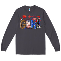 Smoke all american girl Long Sleeve Tee - NancyCooperArtShop
