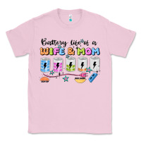 Bubblegum Pink battery life of a wife & mom Classic Tee - JahusDesignShop