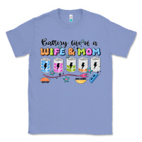 Colony Blue battery life of a wife & mom Classic Tee - JahusDesignShop