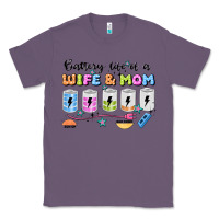 Lavender battery life of a wife & mom Classic Tee - JahusDesignShop