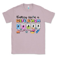 Lilac battery life of a wife & mom Classic Tee - JahusDesignShop