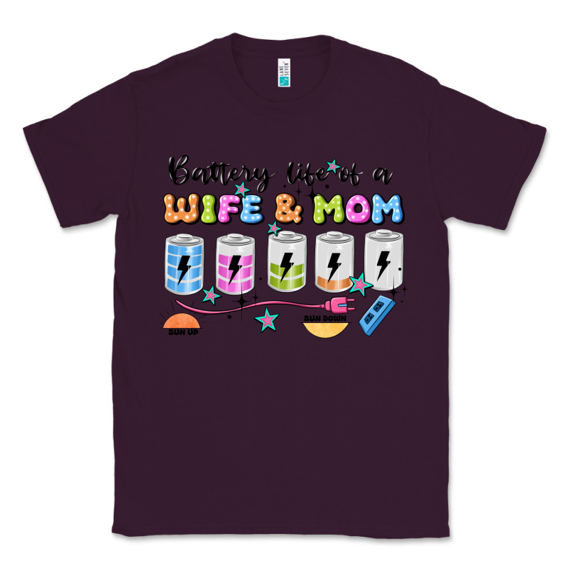 Battery Life Of A Wife & Mom Classic Tee by JahusDesignShop | Teevron