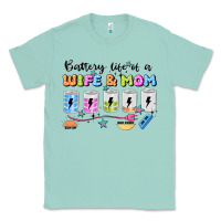 Seafoam battery life of a wife & mom Classic Tee - JahusDesignShop