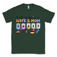 Sports Green battery life of a wife & mom Classic Tee - JahusDesignShop
