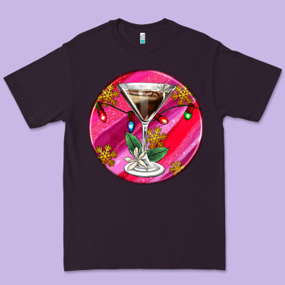 Christmas Espresso Martini Premium Tee Designed By Adodesignshop