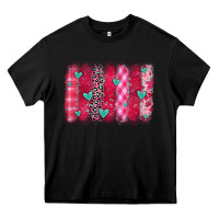 Black valentines day brushstroke Heavy Core Tee - OliviaCreatesArt