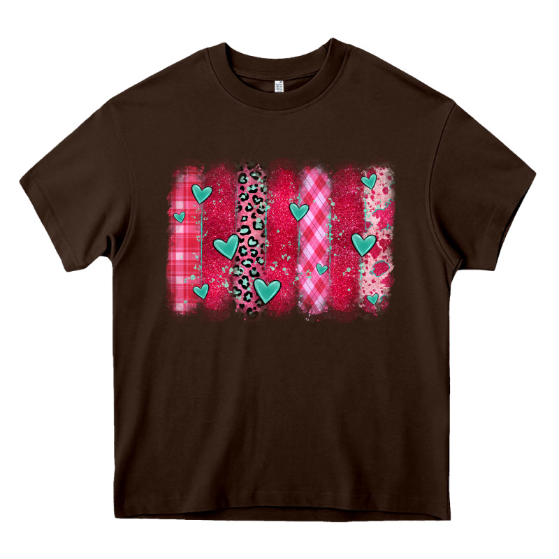 Valentines Day Brushstroke Heavy Core Tee by OliviaCreatesArt | Teevron