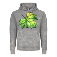 Cloud Rock green leaf Vintage Hoodie - BarkalooDesign