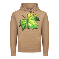 Vintage Coffee green leaf Vintage Hoodie - BarkalooDesign