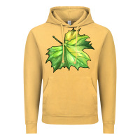 Vintage Mustard green leaf Vintage Hoodie - BarkalooDesign