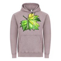 Vintage Zinc green leaf Vintage Hoodie - BarkalooDesign