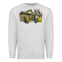 Dove Grey Army coffee cups 4th of july Premium Sweatshirt - HowdyJamesFarm