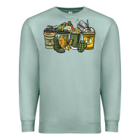 Seafoam Army coffee cups 4th of july Premium Sweatshirt - HowdyJamesFarm