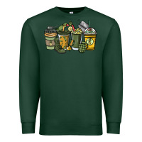 Sports Green Army coffee cups 4th of july Premium Sweatshirt - HowdyJamesFarm