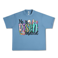 Pebble Blue he is risen indeed Urban Heavy Tee - MaliasSmallBusiness