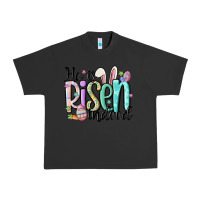 Pigment Black he is risen indeed Urban Heavy Tee - MaliasSmallBusiness