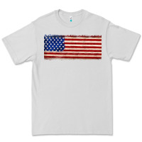 Dove Grey usa flag Premium Tee - JahusDesignShop