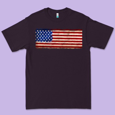 Usa Flag Premium Tee Designed By Jahusdesignshop