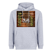 Heather Grey daddy's hunting buddy Heavyweight Hoodie - TumblerDesignByShophia