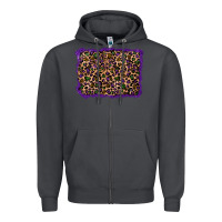 Smoke mardi gras leopard background Zipper Hoodie - RanaPortraitStore