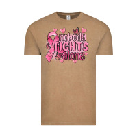 Vintage Coffee nobody fights alone cancer Vintage Tee - MaliasSmallBusiness