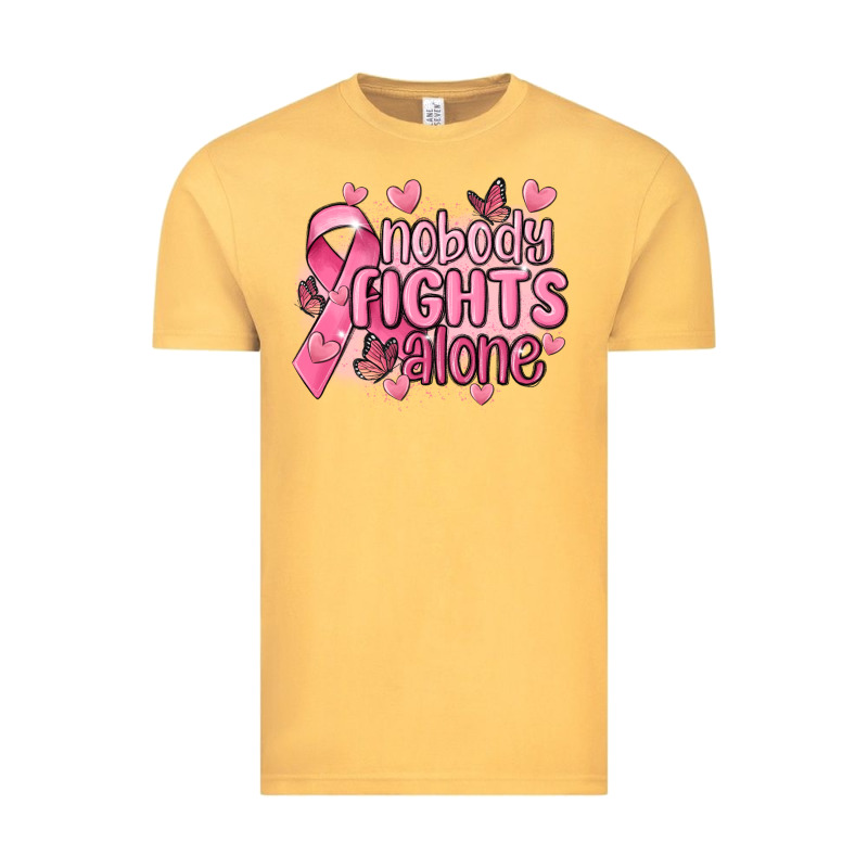 Nobody Fights Alone Cancer Vintage Tee by MaliasSmallBusiness | Teevron