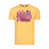 Vintage Mustard nobody fights alone cancer Vintage Tee - MaliasSmallBusiness