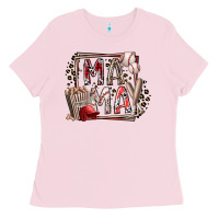 Bubblegum Pink mama baseball Ladies Tee - RacoonDesign