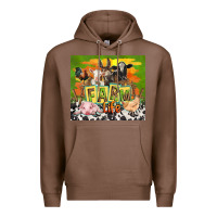 Chestnut farm life with animals Premium Hoodie - TumblerDesignByShophia