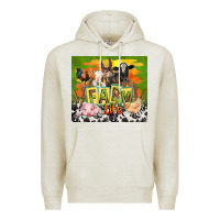 Oatmeal Heather farm life with animals Premium Hoodie - TumblerDesignByShophia