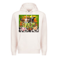 Pale Pink farm life with animals Premium Hoodie - TumblerDesignByShophia