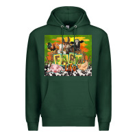 Sports Green farm life with animals Premium Hoodie - TumblerDesignByShophia