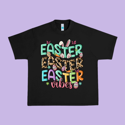 Easter Vibes Urban Heavy Tee Designed By Maliassmallbusiness