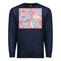 Navy funny nurse Premium Sweatshirt - TumblerDesignByShophia