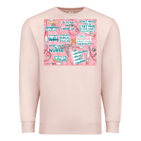 Pale Pink funny nurse Premium Sweatshirt - TumblerDesignByShophia