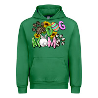 Emerald Dog mom Easter Mother's Day Urban Hoodie - FaDigitalArtStudio