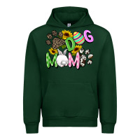 Forest Green Dog mom Easter Mother's Day Urban Hoodie - FaDigitalArtStudio