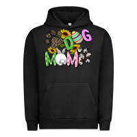Pigment Black Dog mom Easter Mother's Day Urban Hoodie - FaDigitalArtStudio