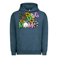 Pigment Midnight Navy Dog mom Easter Mother's Day Urban Hoodie - FaDigitalArtStudio