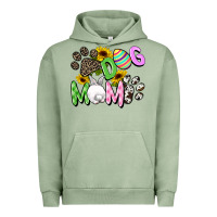 Pigment Oil Green Dog mom Easter Mother's Day Urban Hoodie - FaDigitalArtStudio