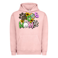 Pigment Salmon Dog mom Easter Mother's Day Urban Hoodie - FaDigitalArtStudio