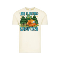 Vintage Arctic life is better by the camp fire Vintage Tee - MaliasSmallBusiness