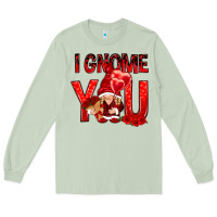Matcha i gnome you with roses Long Sleeve Tee - NancyCooperArtShop