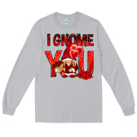 Moon Dust i gnome you with roses Long Sleeve Tee - NancyCooperArtShop