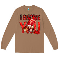 Toasted Coconut i gnome you with roses Long Sleeve Tee - NancyCooperArtShop