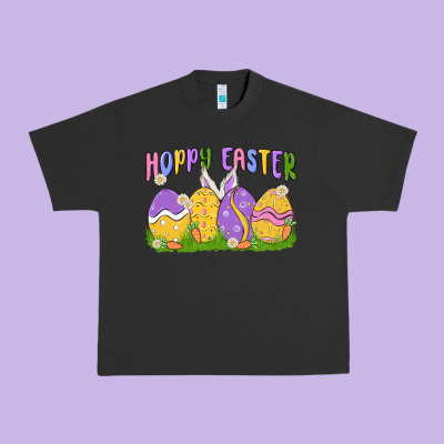 Hoppy Easter Urban Heavy Tee Designed By Maliassmallbusiness