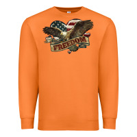 Carrot Freedom America Eagle 4th of july Premium Sweatshirt - HowdyJamesFarm