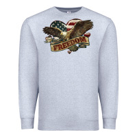 Freedom America Eagle 4th Of July Premium Sweatshirt | Teevron