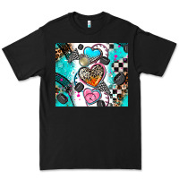 Black race heart Premium Tee - AdoDesignShop